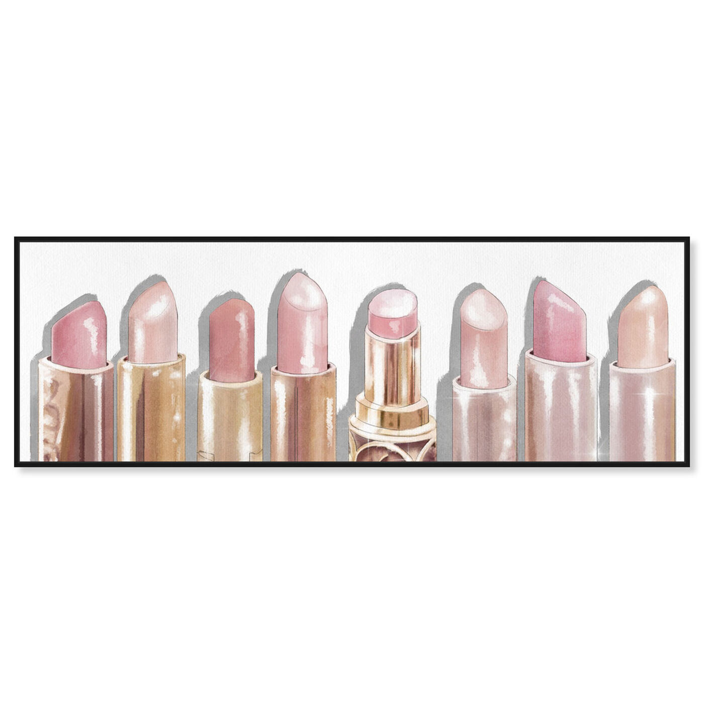 Front view of Lipstick Shades featuring fashion and glam and makeup art.