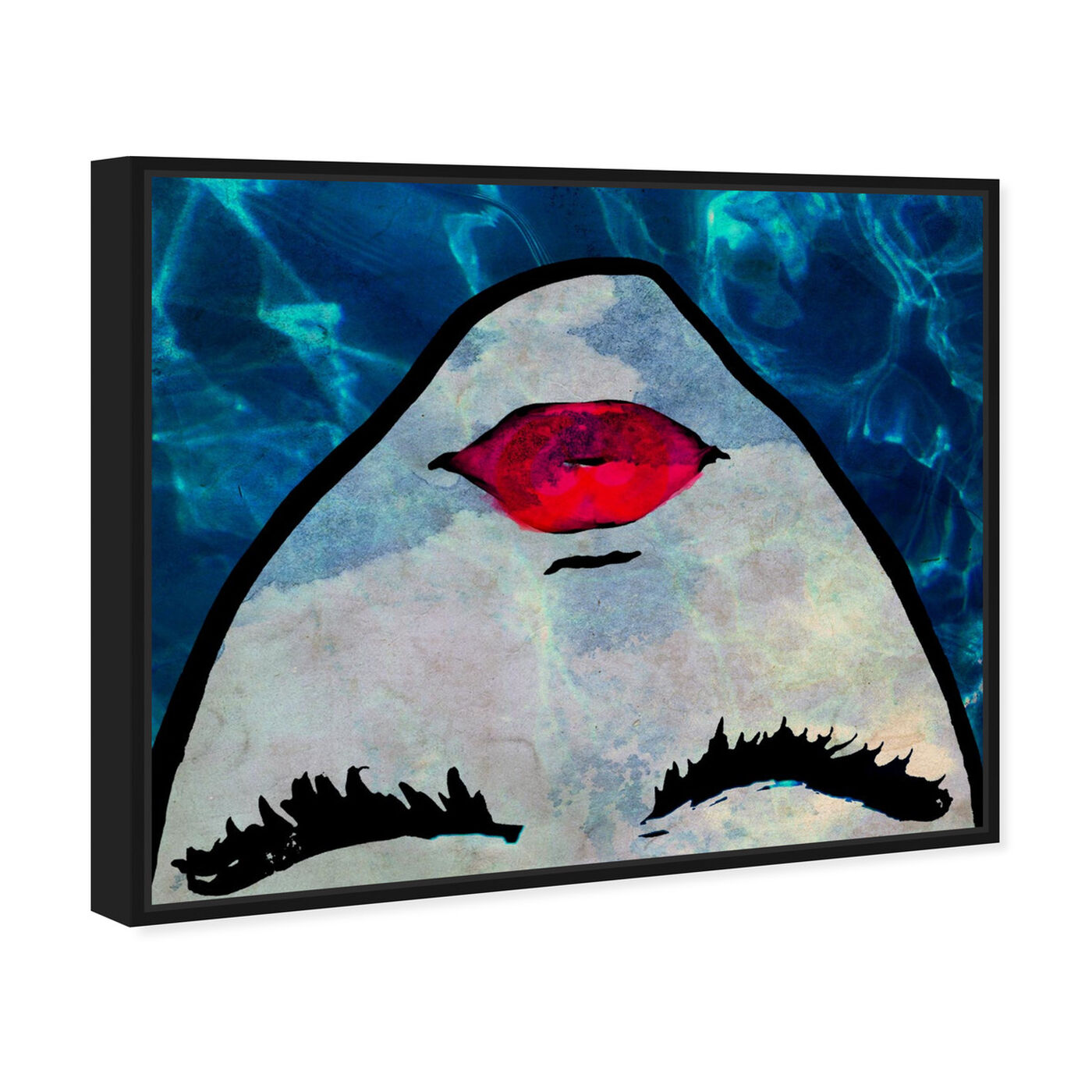 Angled view of Water Coveted Blue Sea featuring fashion and glam and portraits art.