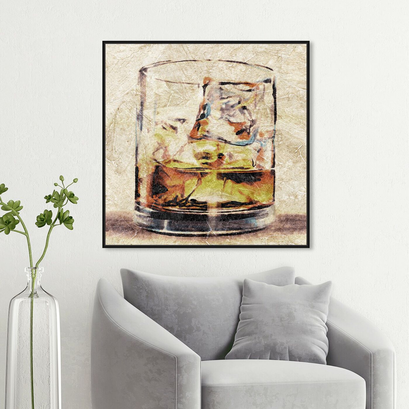Hanging view of Scotch Glass featuring drinks and spirits and liquor art.