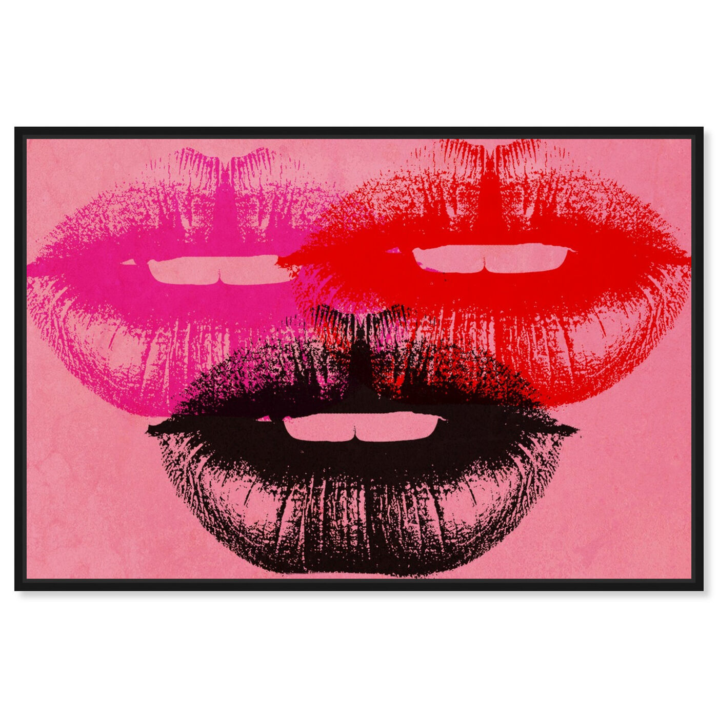 Front view of Pop Art Lips featuring fashion and glam and lips art.