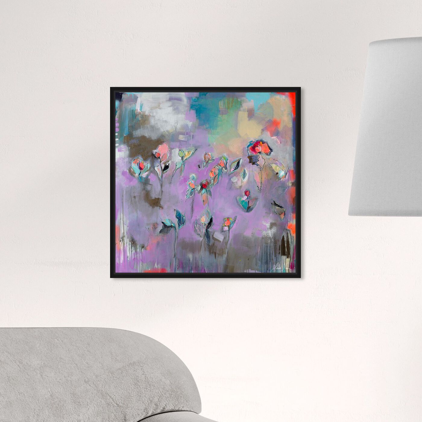 Hanging view of Calypso by Michaela Nessim featuring abstract and paint art.