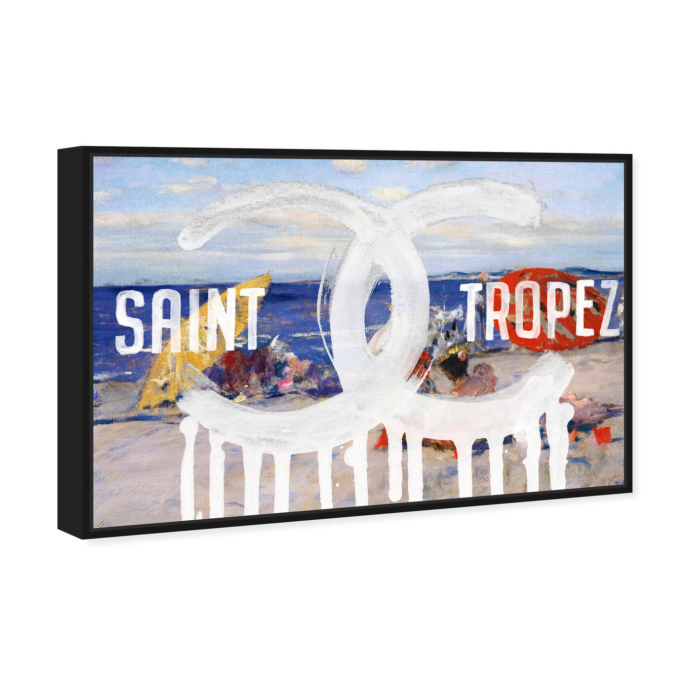 Angled view of St Tropez Drop featuring fashion and glam and fashion lifestyle art.