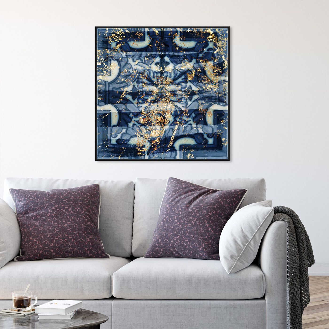 Hanging view of Tileaux featuring abstract and patterns art.