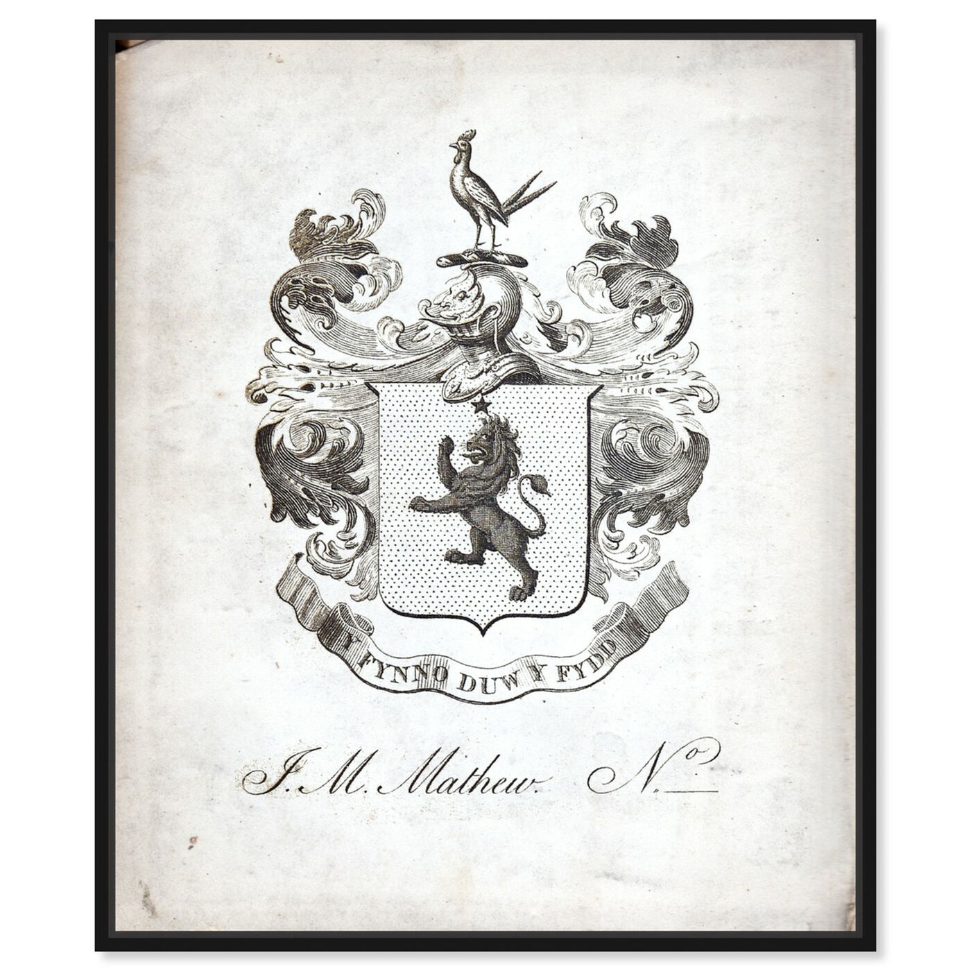 Front view of Armorial Engravings IV featuring world and countries and european cultures art.