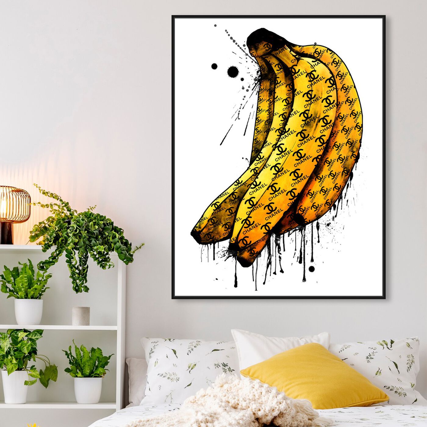 Hanging view of Fruity Fashion I featuring fashion and glam and lifestyle art.