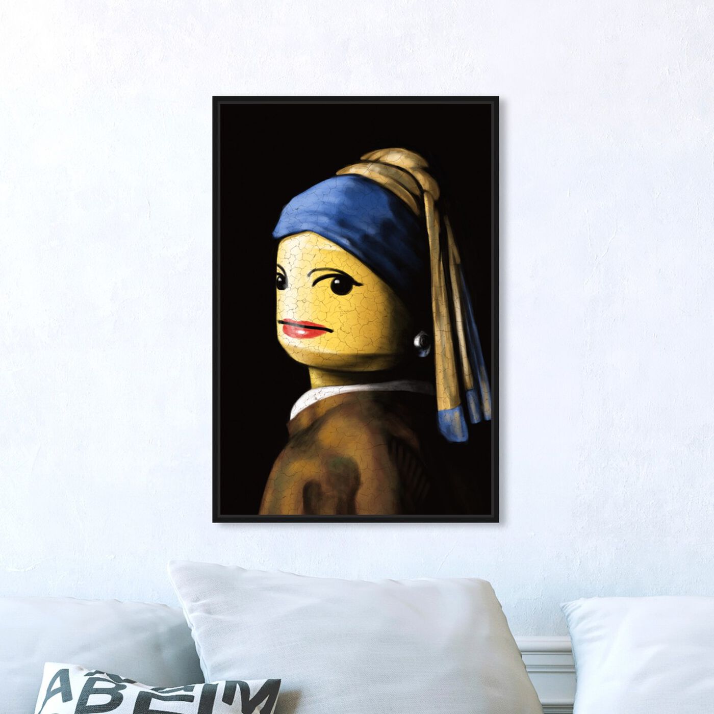 Hanging view of Toy with the Pearl Earring featuring classic and figurative and classic art.