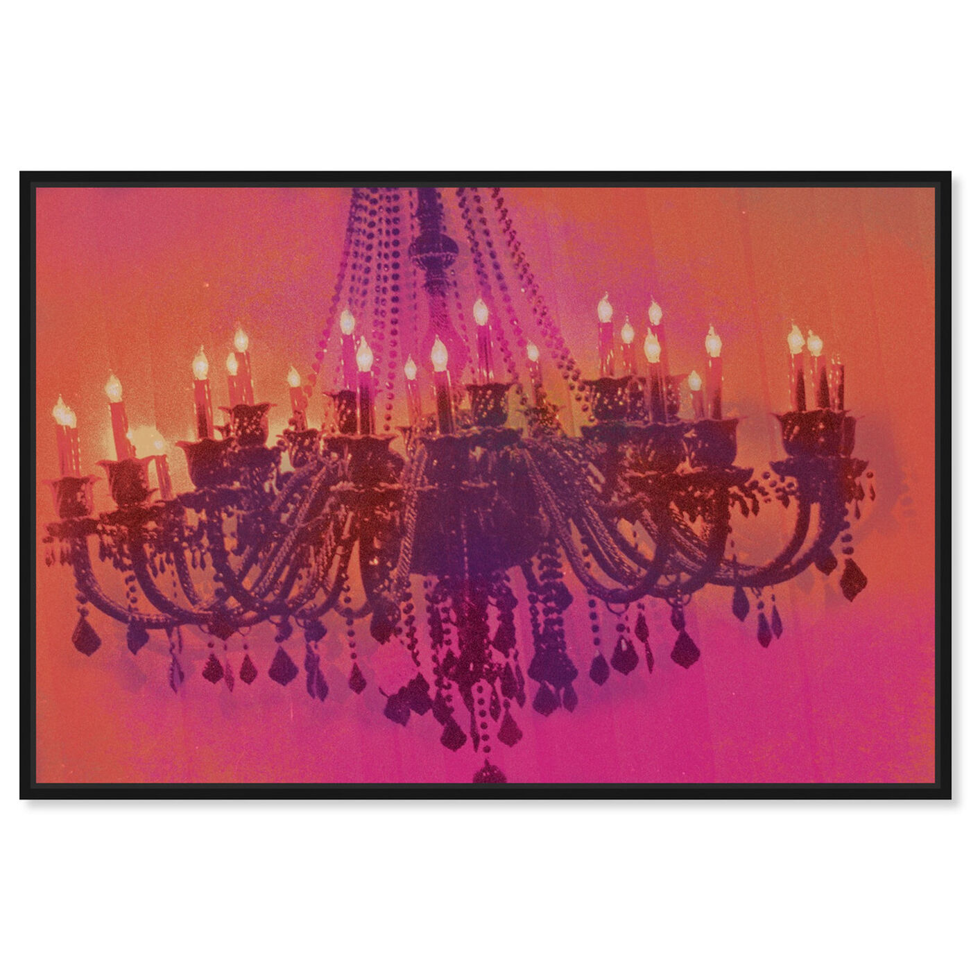 Front view of Light me up featuring fashion and glam and chandeliers art.