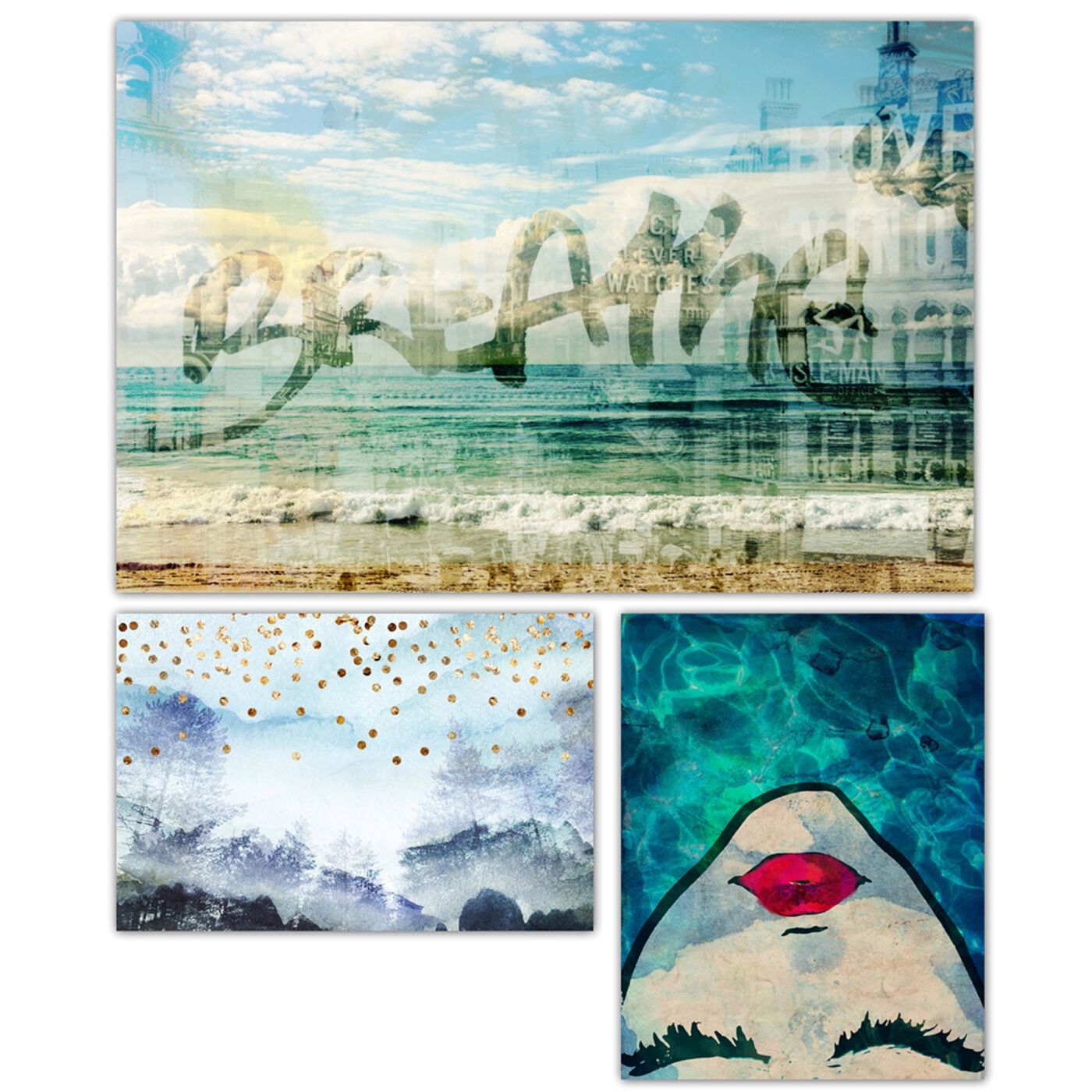 By the Sea Set of 3