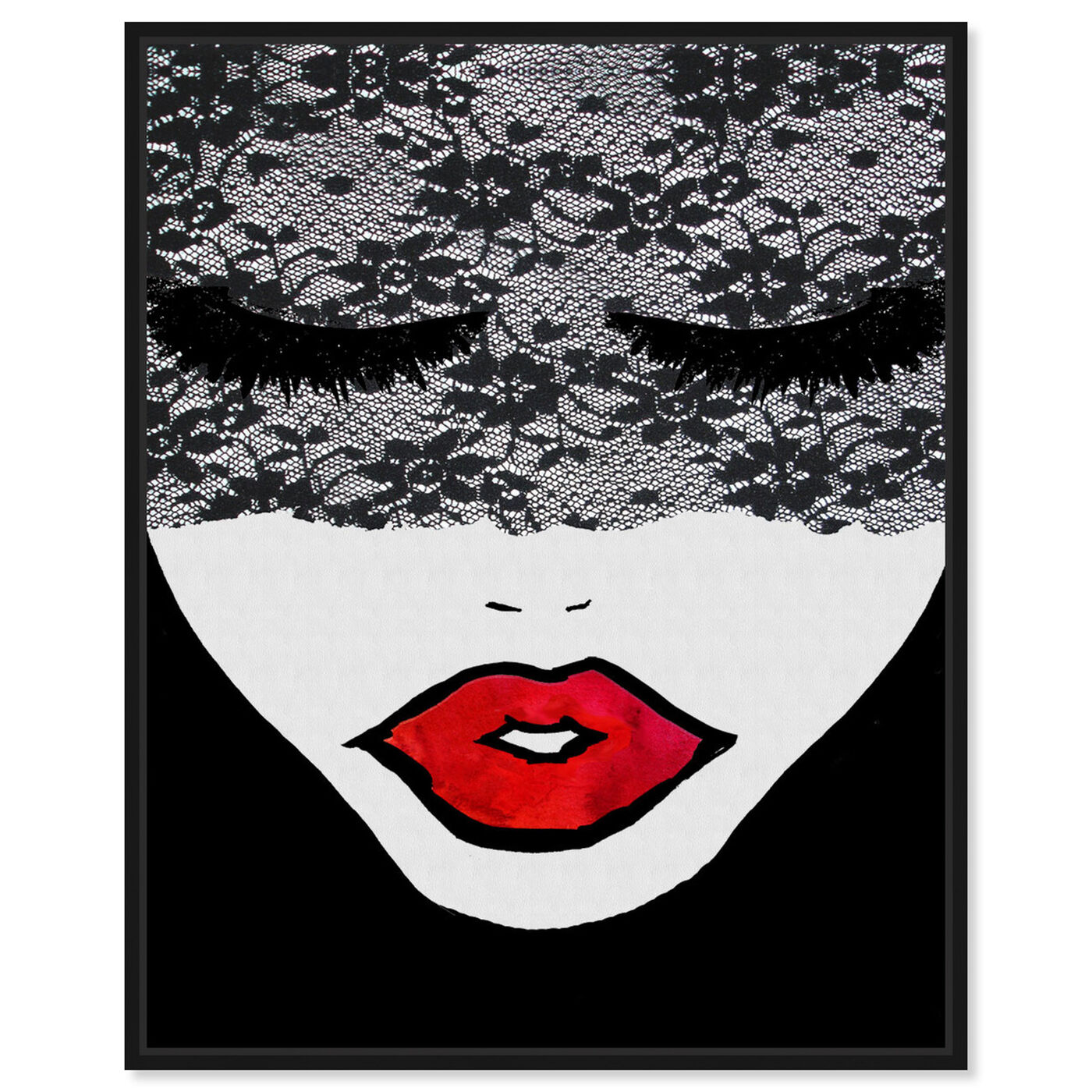 Front view of 50 Shades of Covet featuring fashion and glam and lips art.