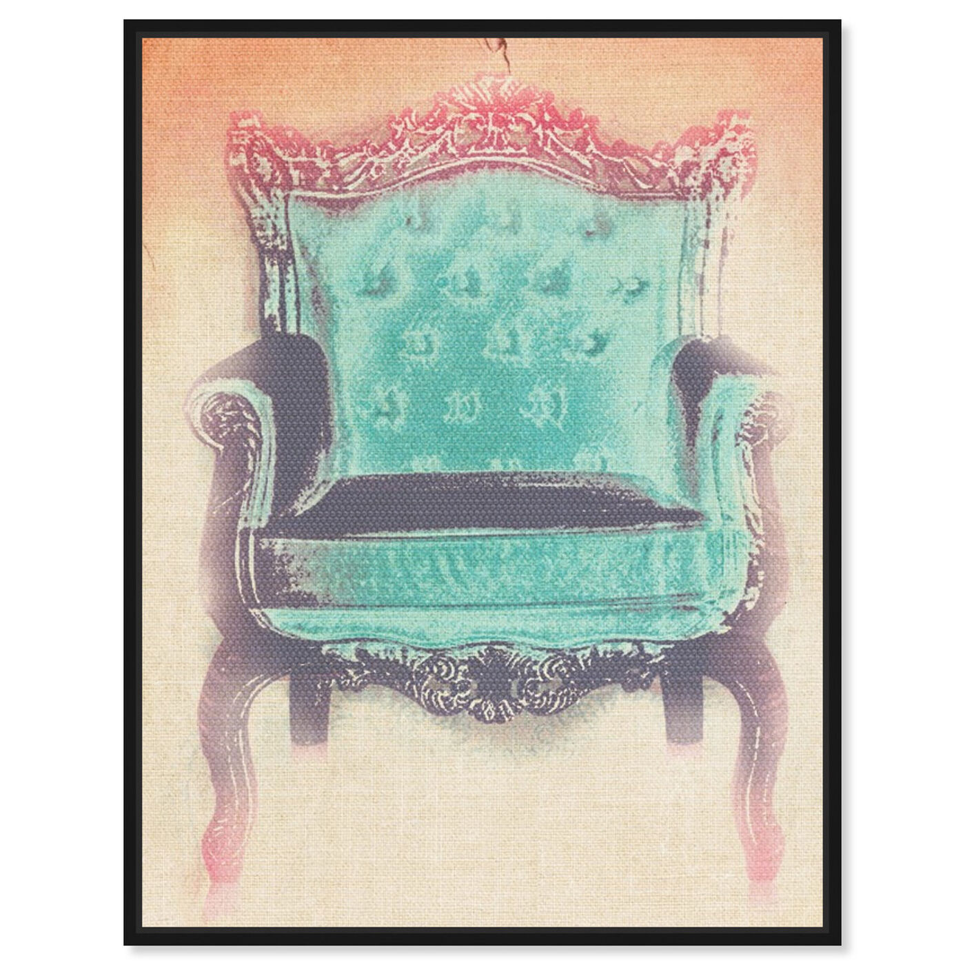 Front view of The Throne featuring fashion and glam and lifestyle art.