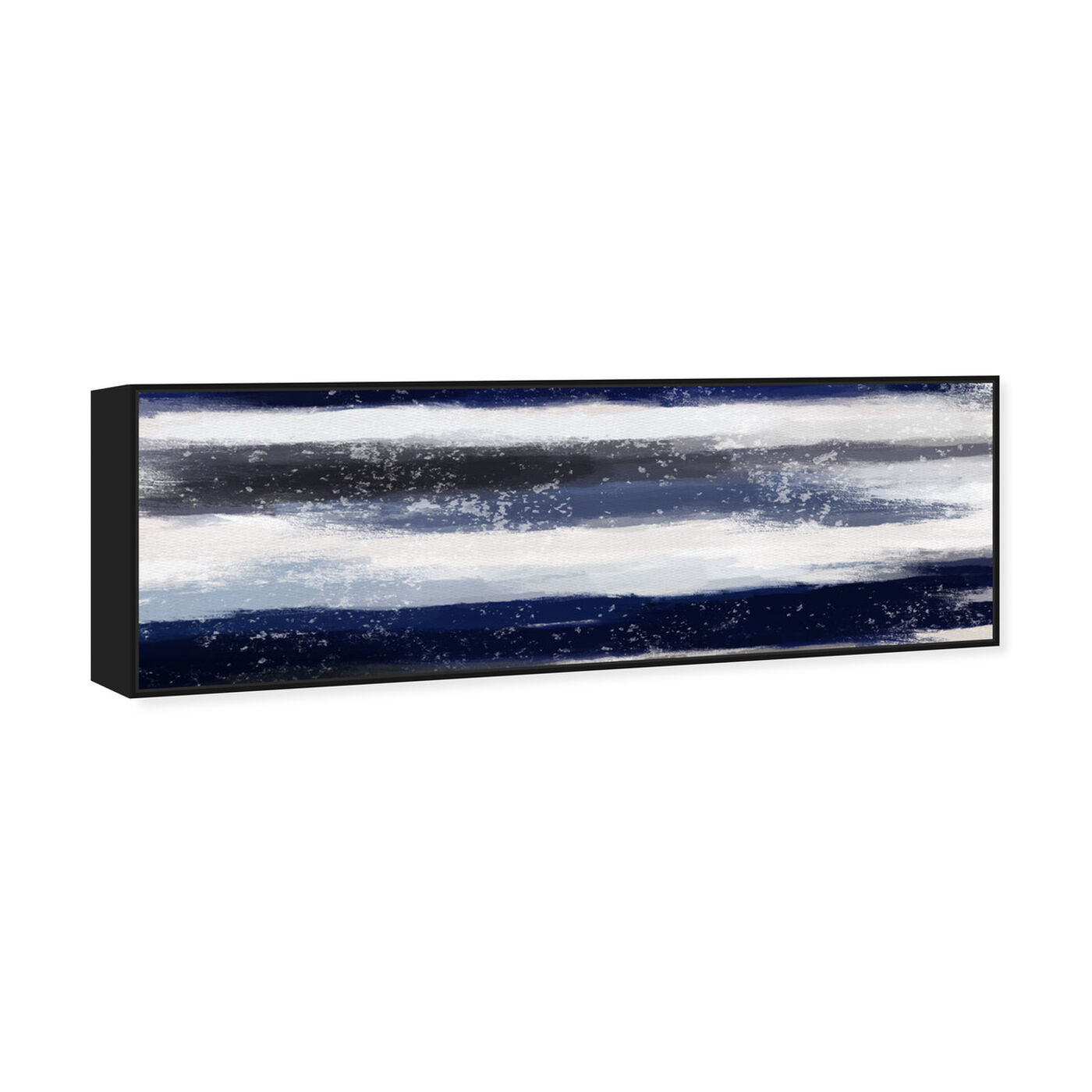 Angled view of Sapphire Shades Long Horizon featuring abstract and shapes art.
