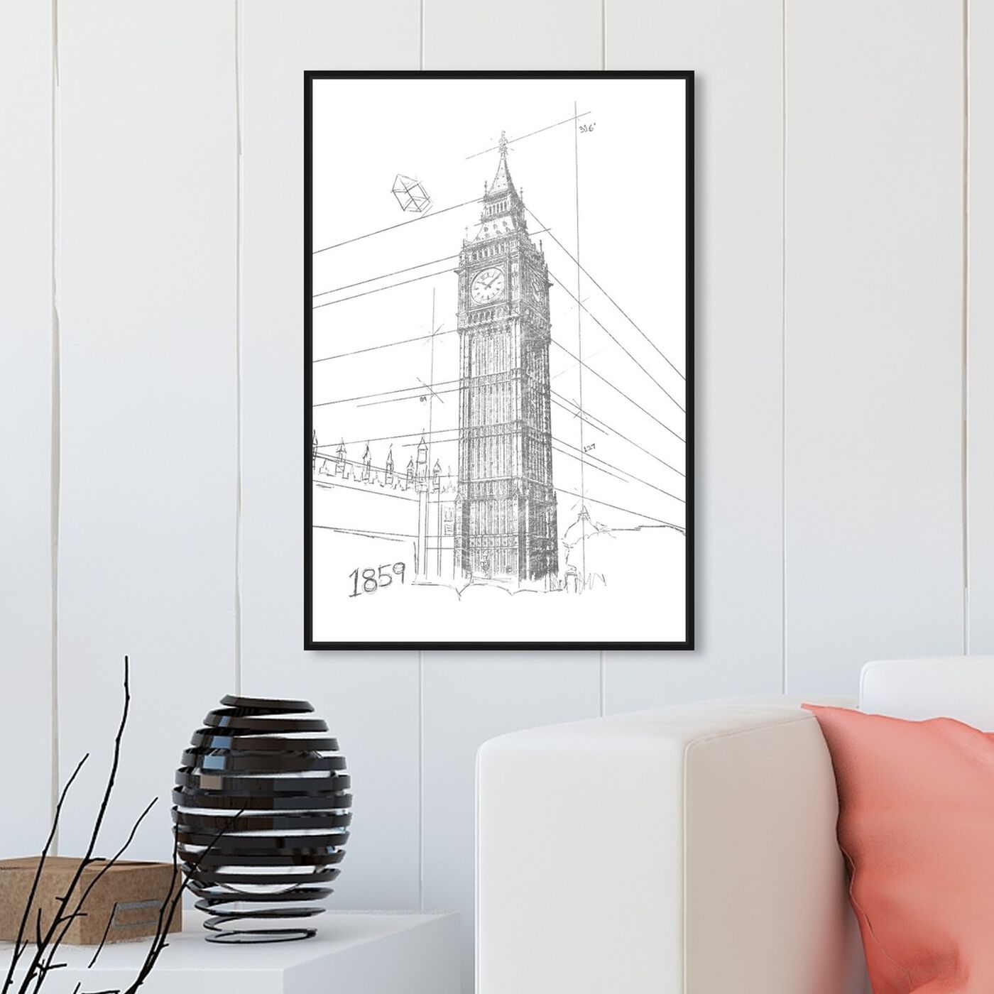Hanging view of Big Ben Silver featuring architecture and buildings and european buildings art.