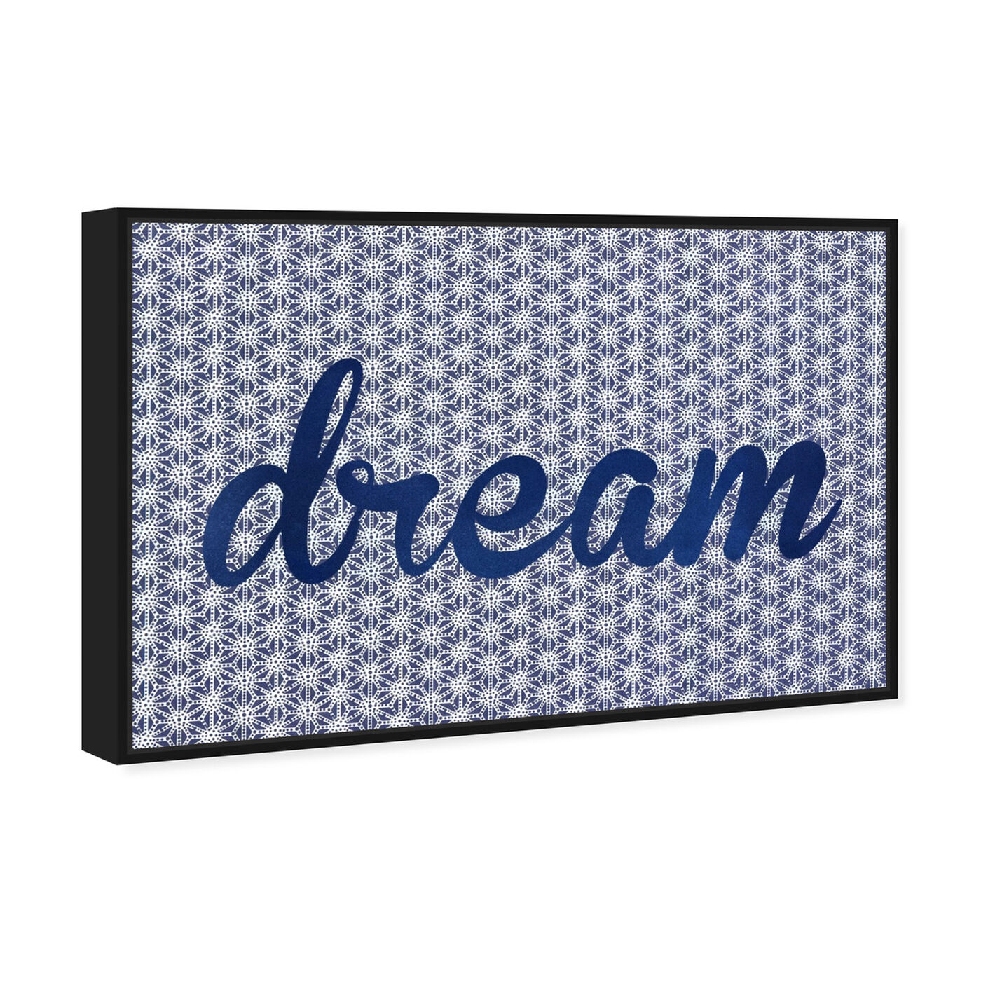 Angled view of Dream Dream Dream featuring typography and quotes and motivational quotes and sayings art.