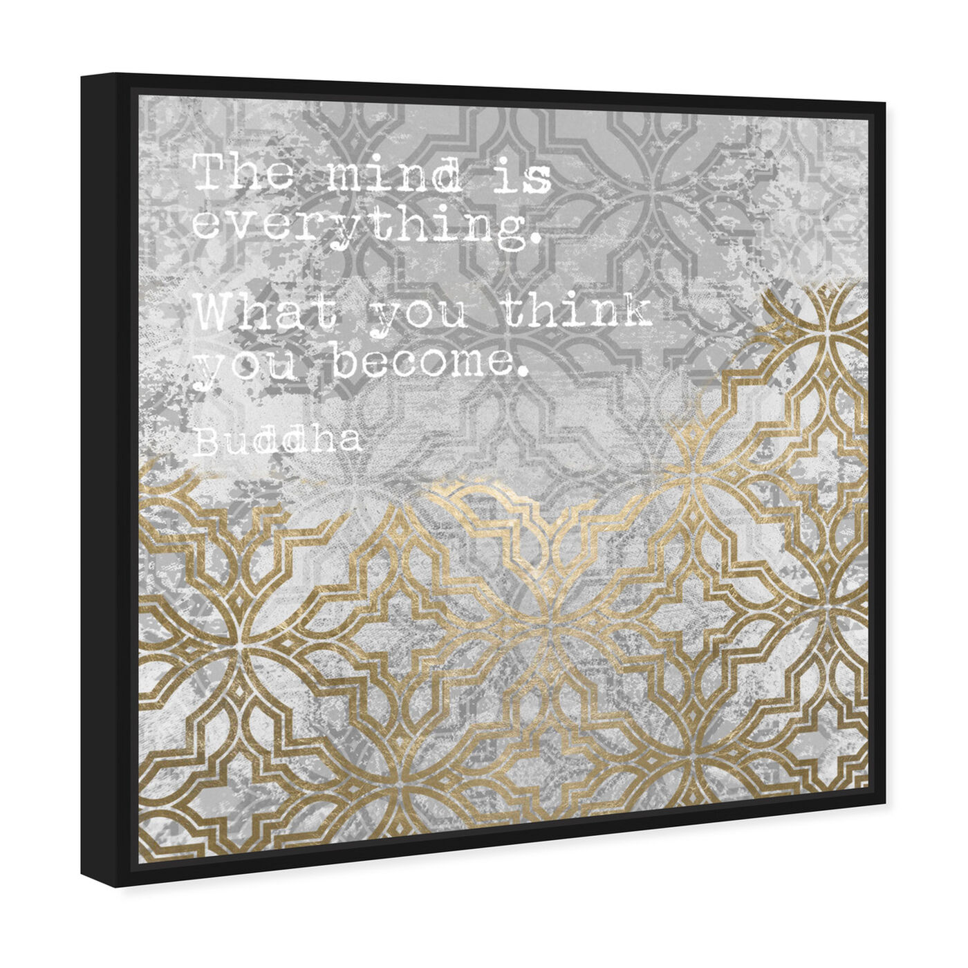 Angled view of What You Think You Are featuring typography and quotes and inspirational quotes and sayings art.