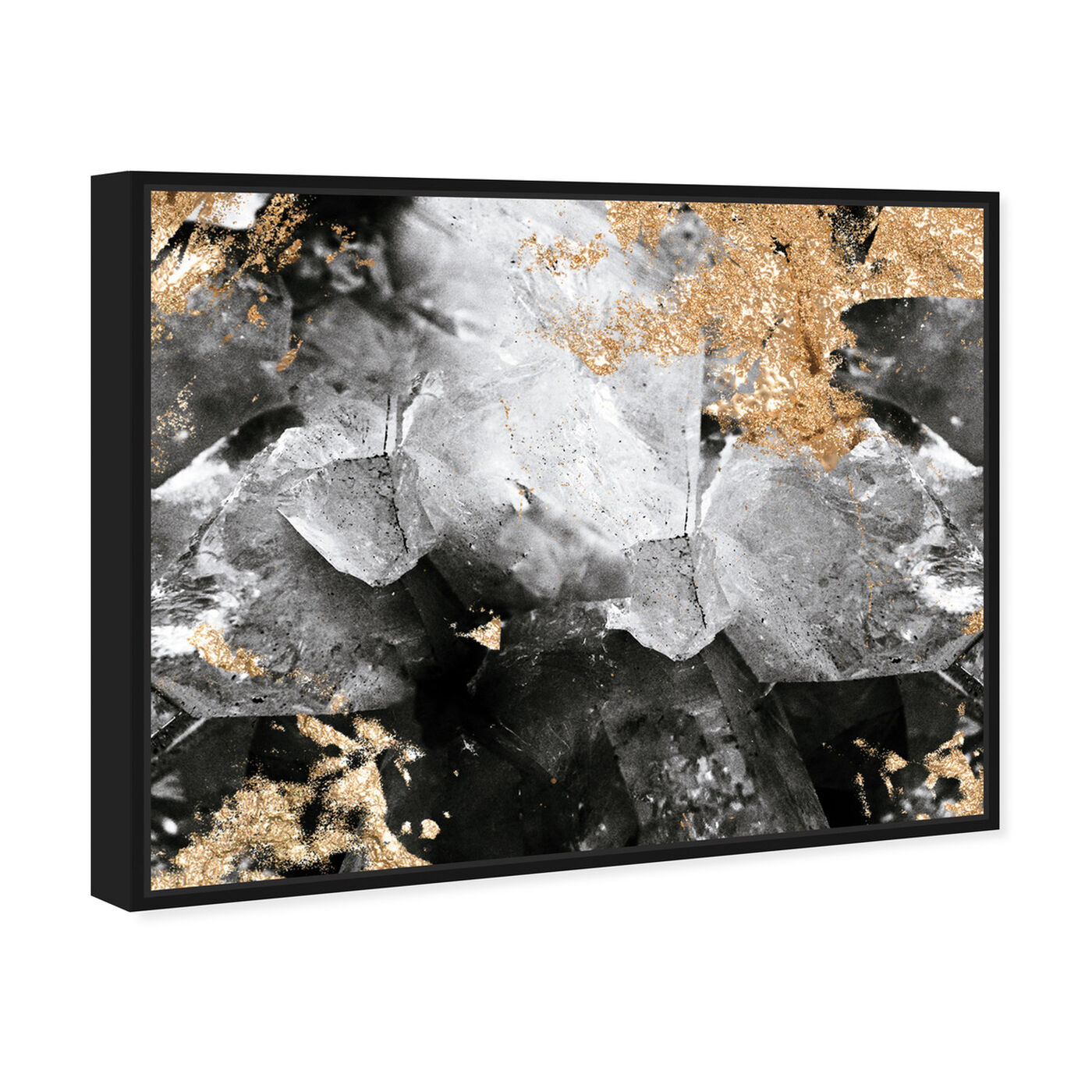 Angled view of Diamond Crystals featuring abstract and crystals art.