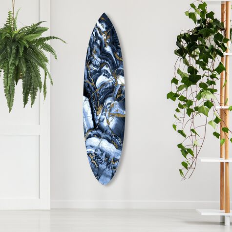 Blue Agate Surf Board