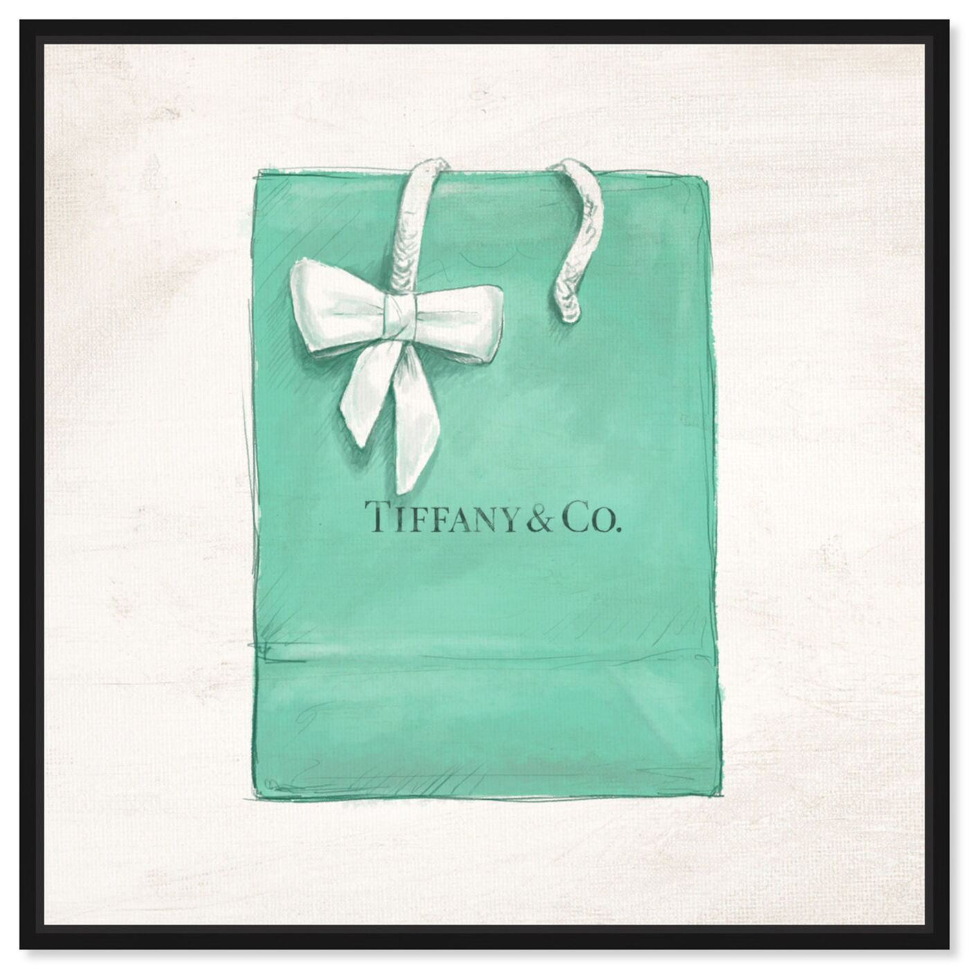Front view of Jewelry Shopping Bag I featuring fashion and glam and essentials art.