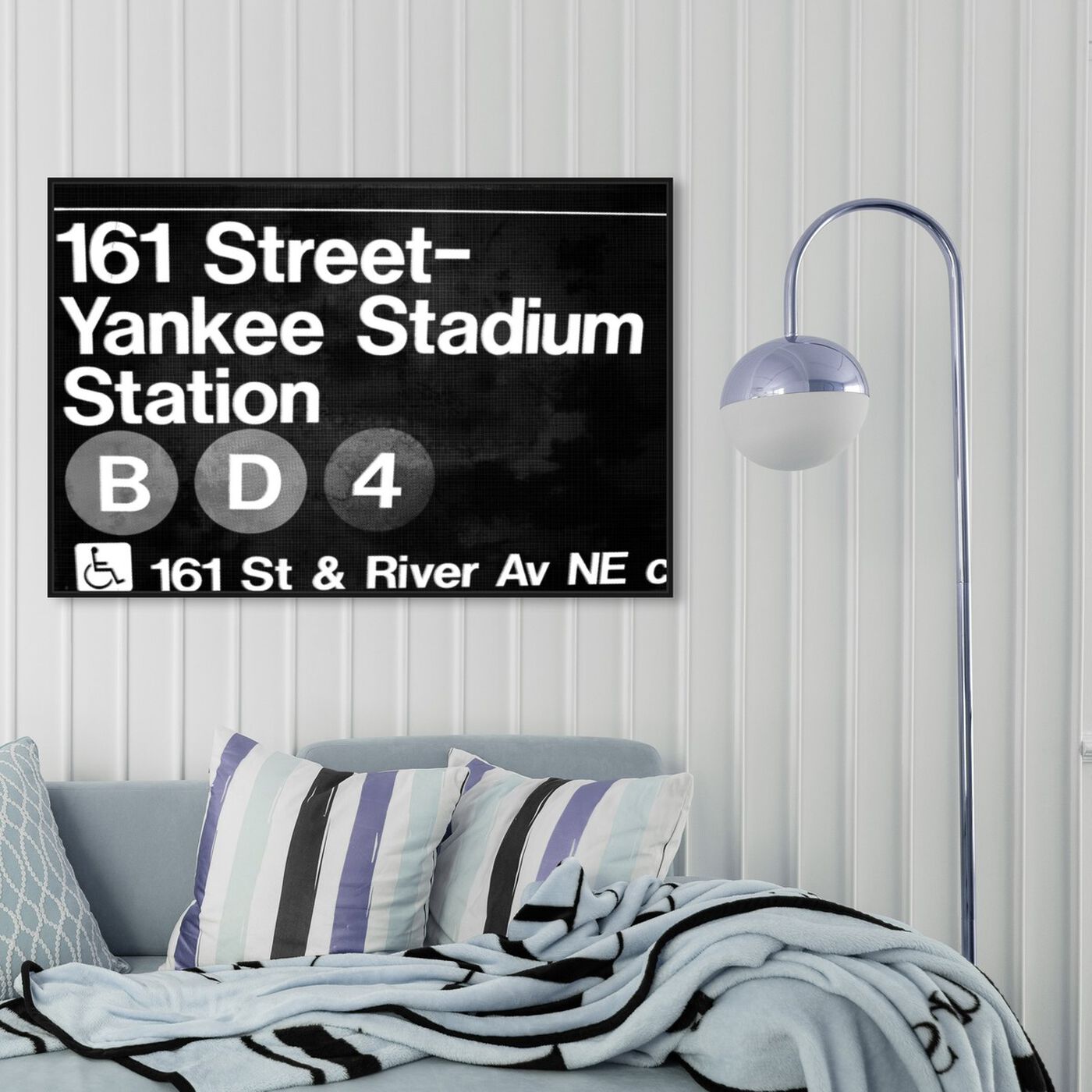 Hanging view of Yankee Stadium featuring cities and skylines and united states cities art.