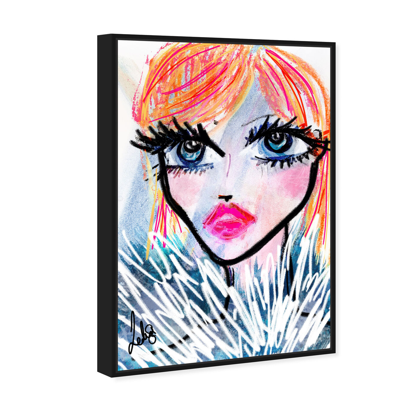 Angled view of Brittany featuring fashion and glam and portraits art.