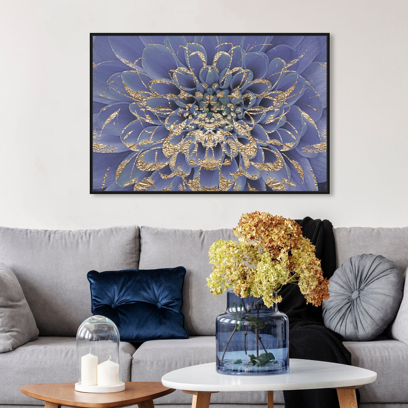 Hanging view of Floralia Lilac I featuring floral and botanical and florals art.