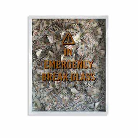 Emergency Money - Framed 3D Art