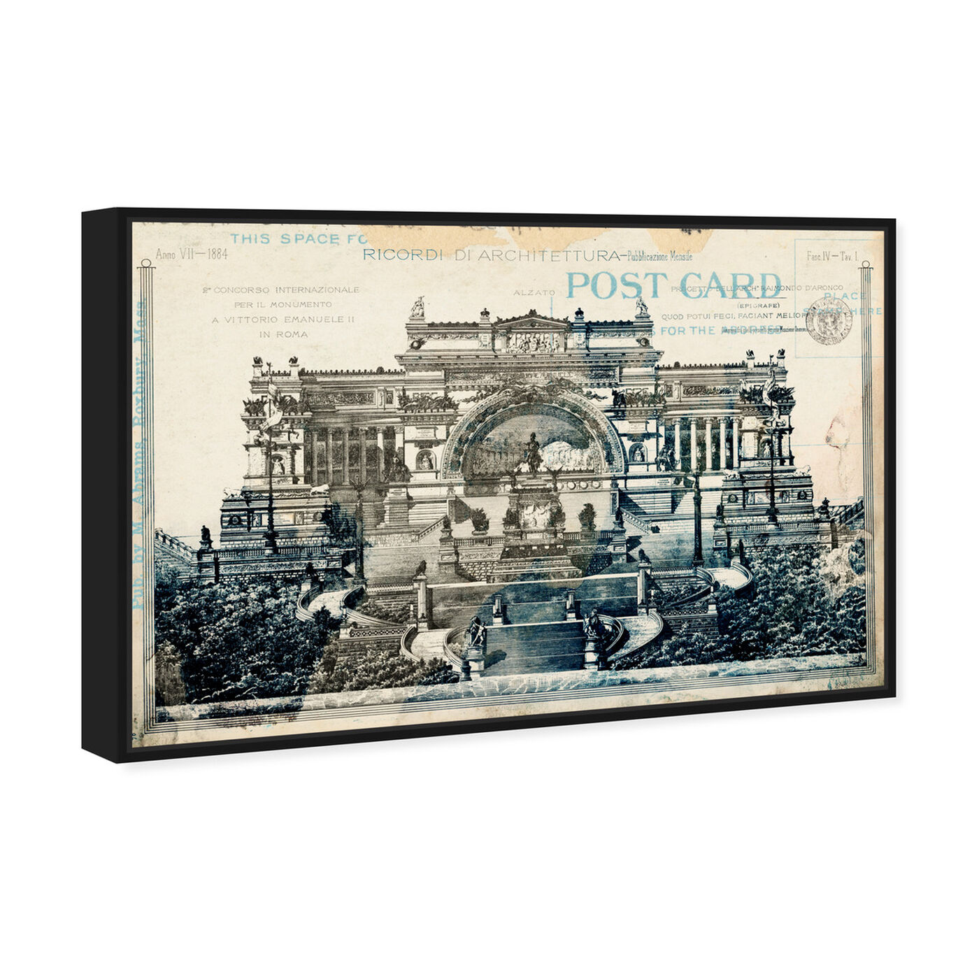 Angled view of Monumento Vittorio Emanuelle II featuring architecture and buildings and structures art.