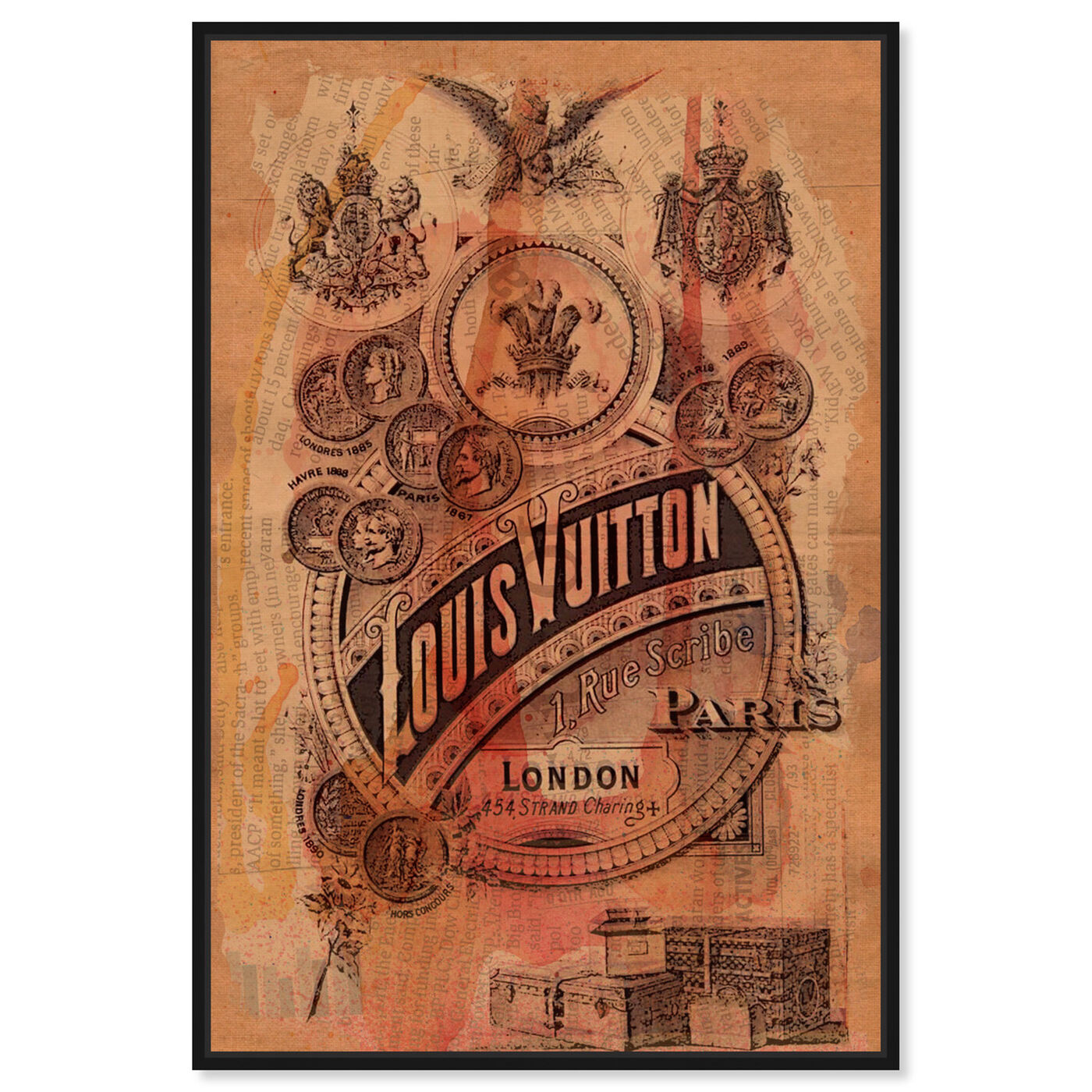 Vintage Louis Vuitton Advertisement Poster