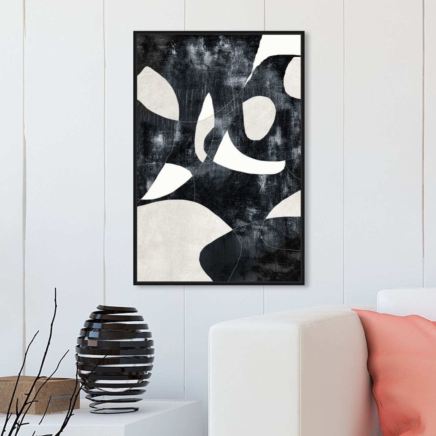 Hanging view of All Of Me featuring abstract and geometric art.