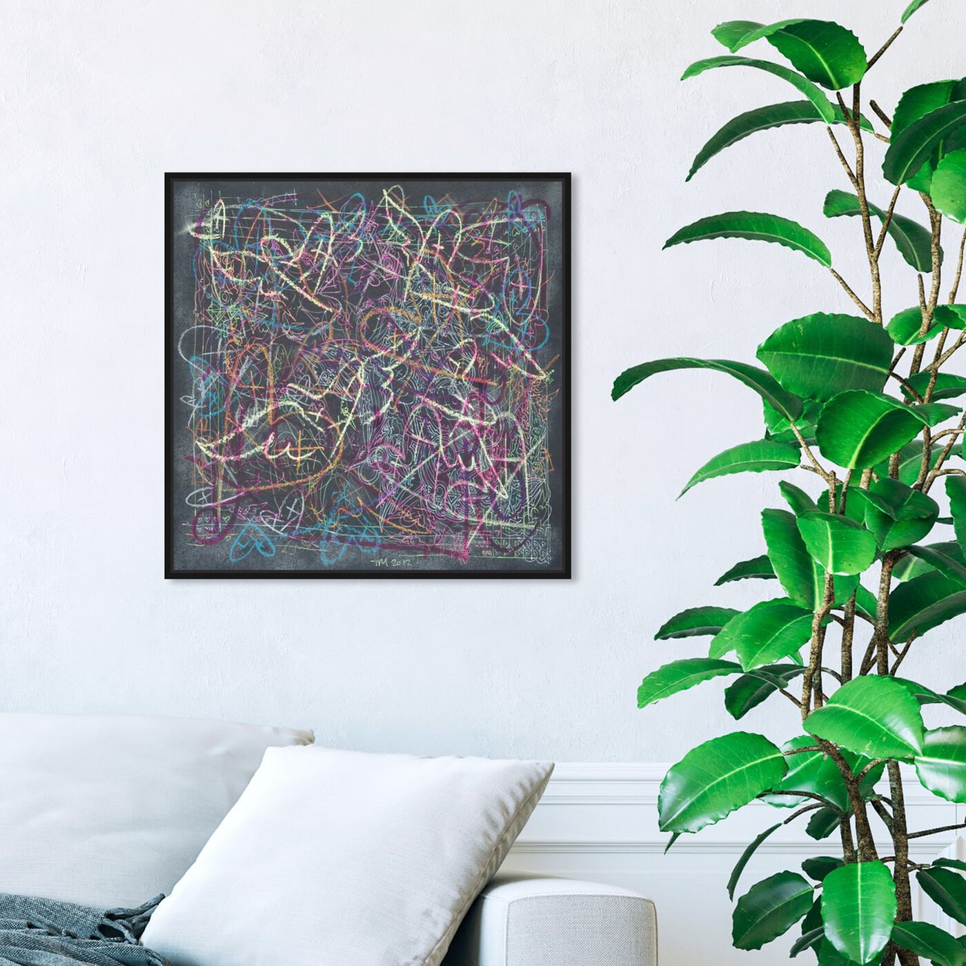 Hanging view of Mistura by Tiago Magro featuring abstract and textures art.