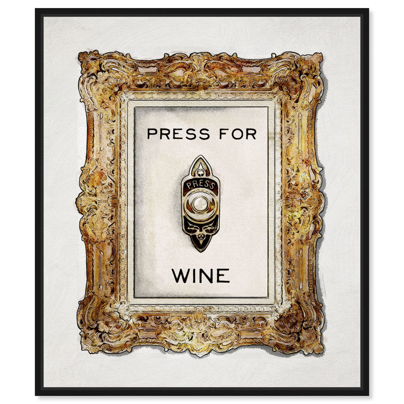 Front view of Press For Wine featuring drinks and spirits and wine art.