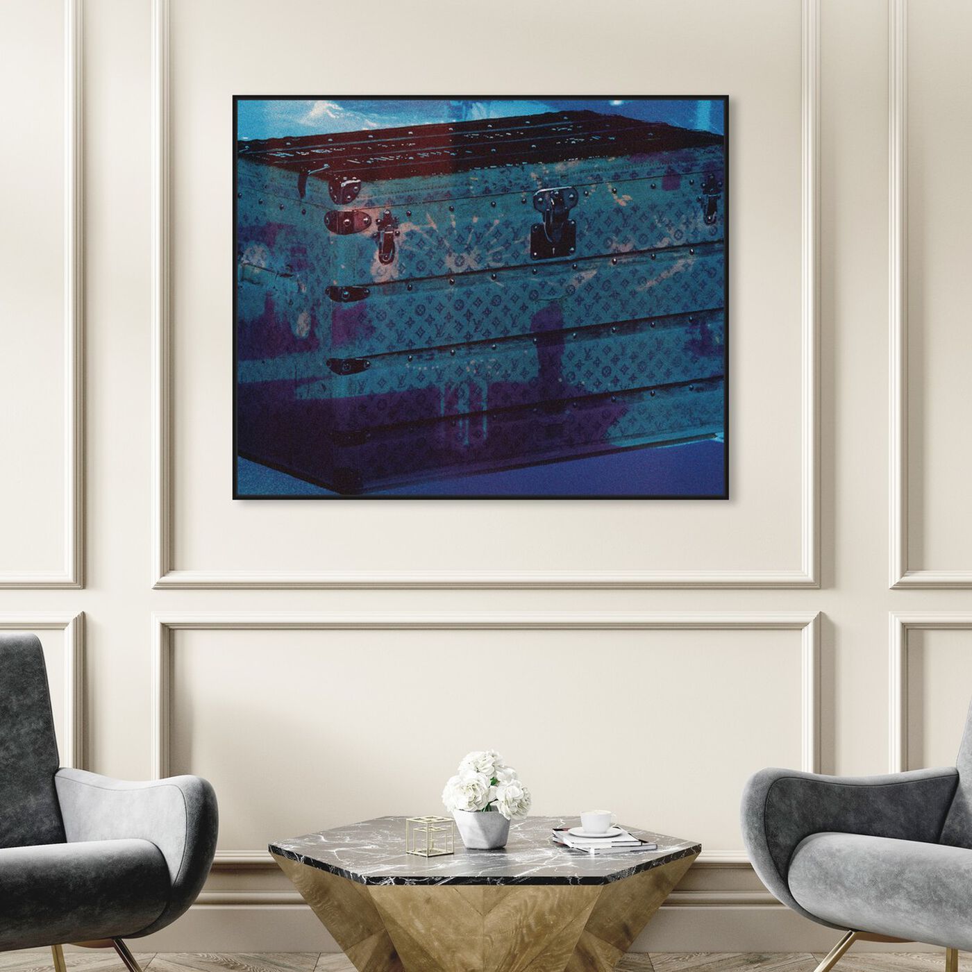 Hanging view of Voyage Into the Water featuring fashion and glam and travel essentials art.