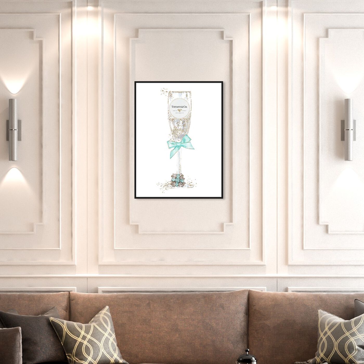 Hanging view of Delicate Royal Bubbly Champagne featuring fashion and glam and jewelry art.