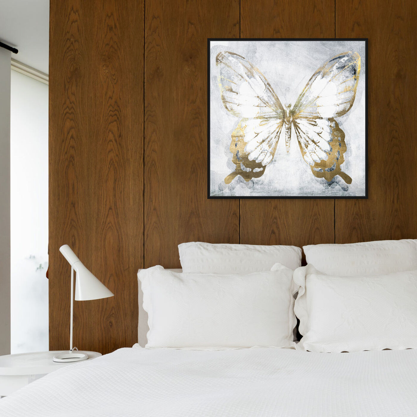 Hanging view of Butterfly Eroded featuring animals and insects art.