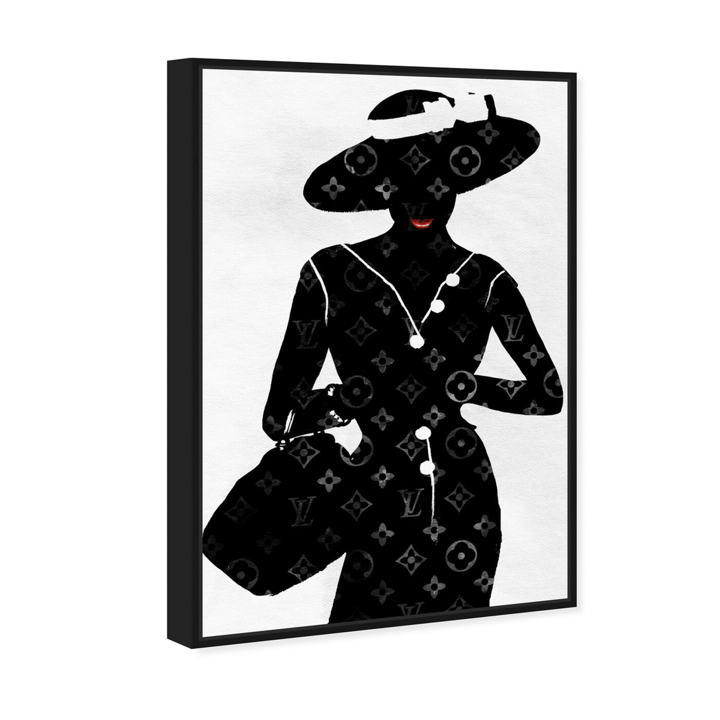 Angled view of Silhouette of a Lady featuring fashion and glam and portraits art.