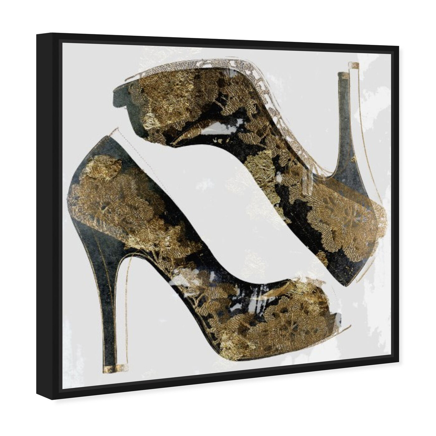 Angled view of Gala Stilettos  featuring fashion and glam and shoes art.