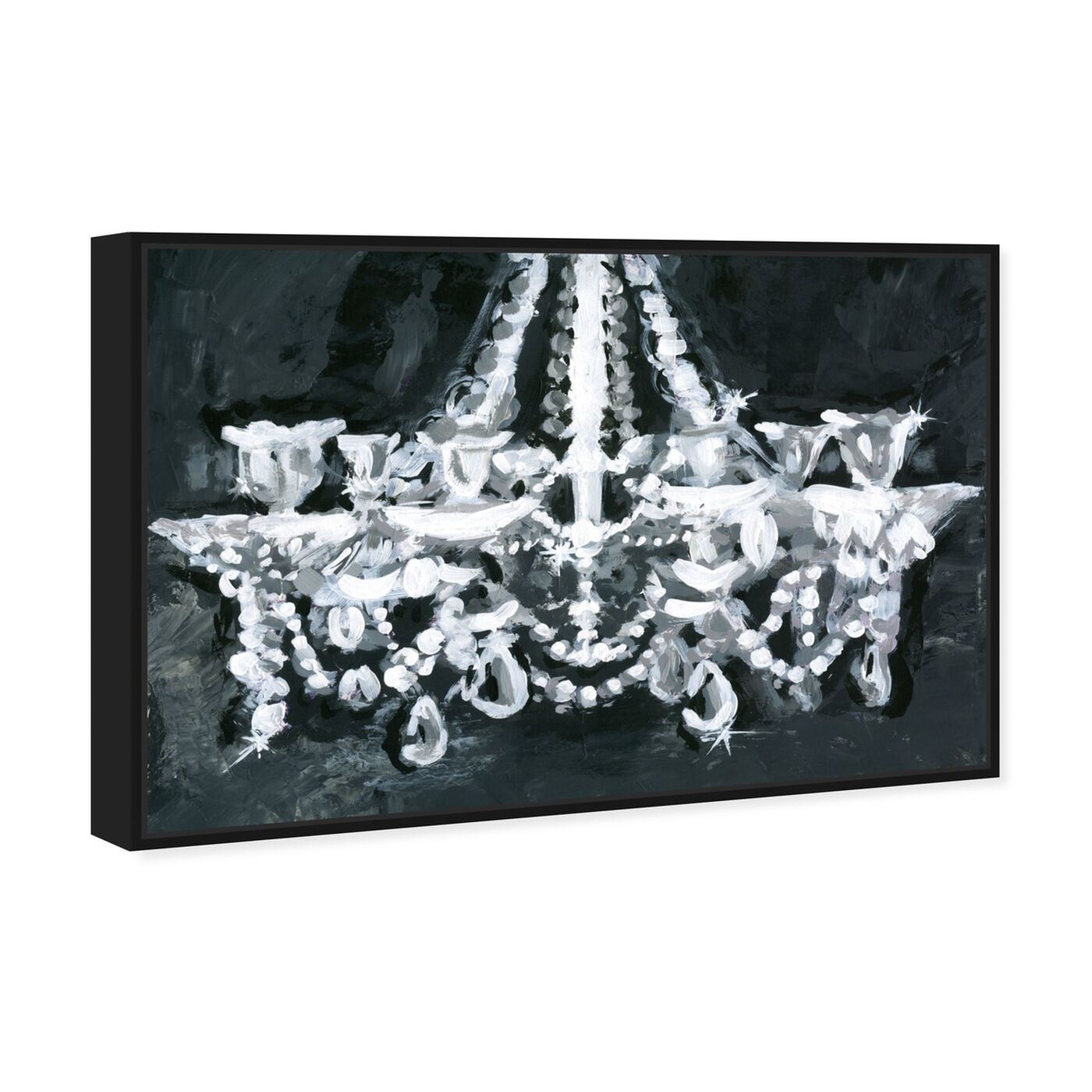 Angled view of BW Candelabro featuring fashion and glam and chandeliers art.