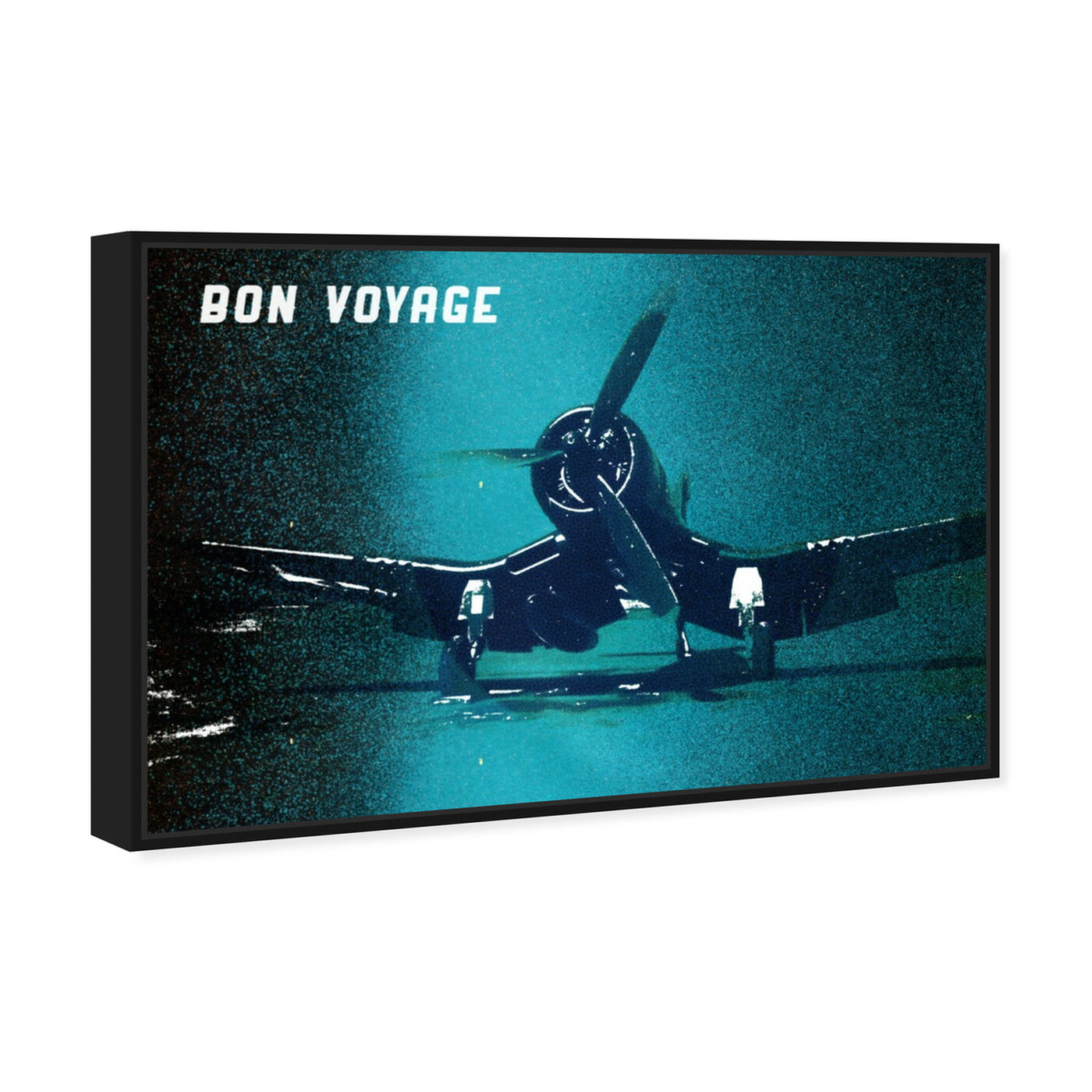 Angled view of Bon Voyage featuring transportation and airplanes art.