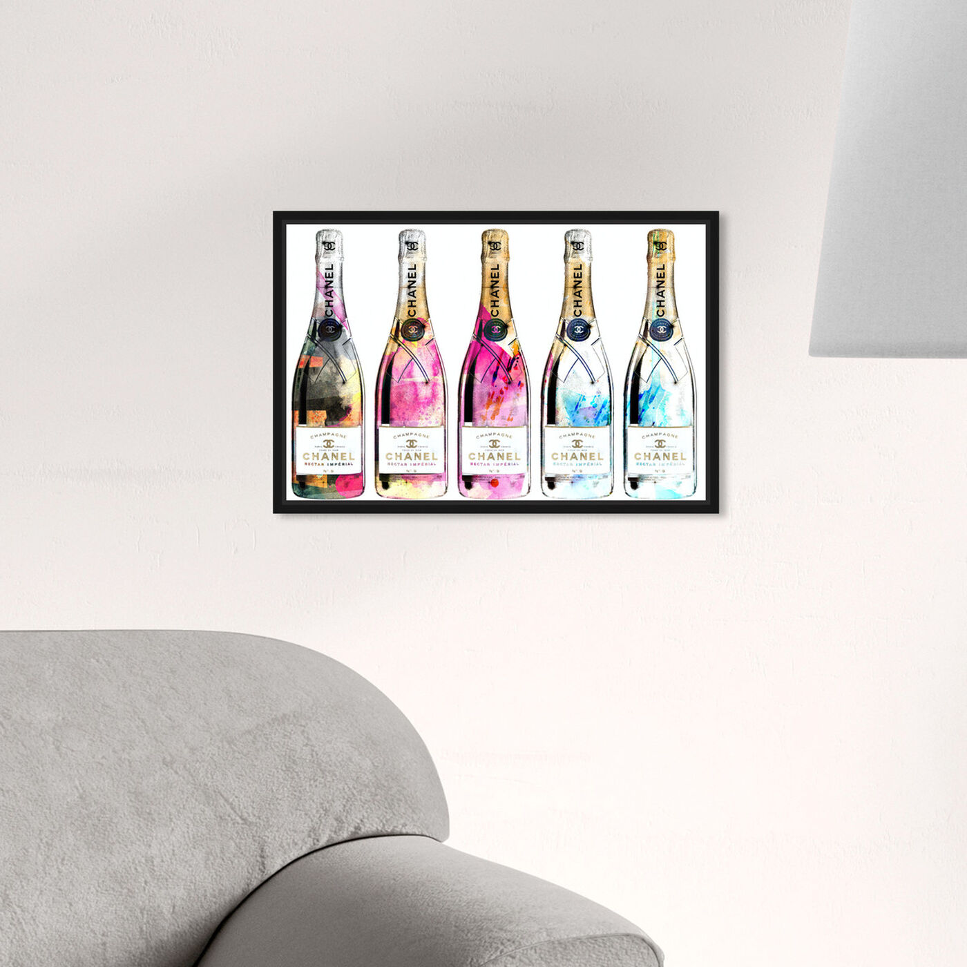 Hanging view of Drink Up Champagne featuring fashion and glam and lifestyle art.