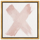 Front view of X of XO Blush featuring typography and quotes and letters and calligraphy art. image number null