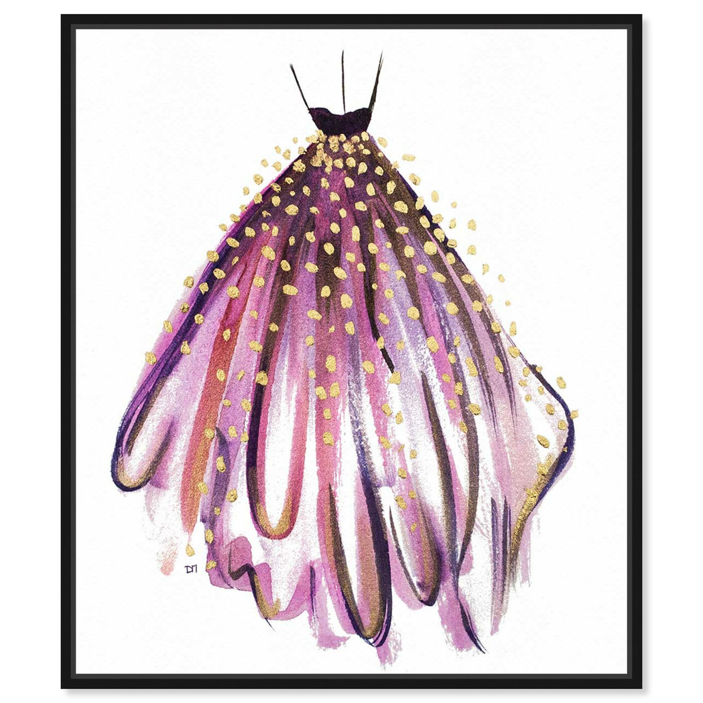 Front view of Purple Magic featuring fashion and glam and dress art.