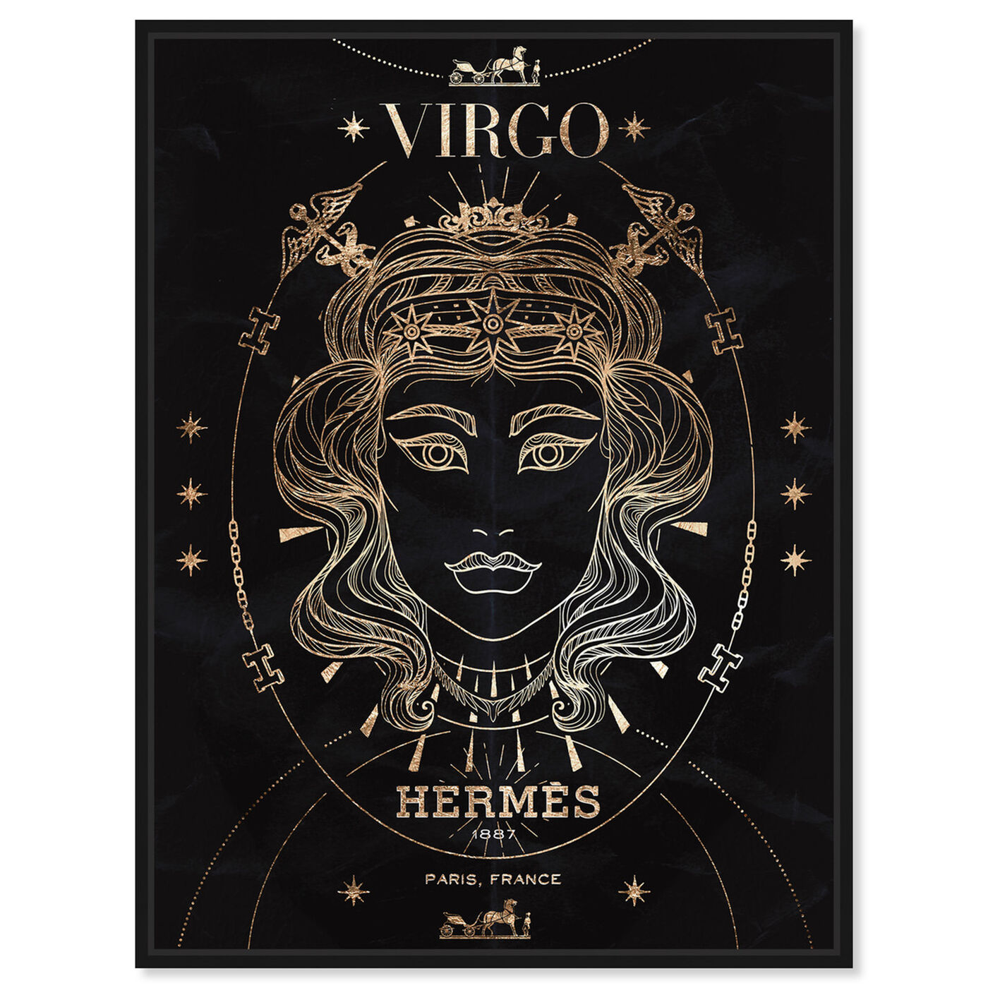Front view of Mémoire d'un Virgo featuring fashion and glam and lifestyle art.