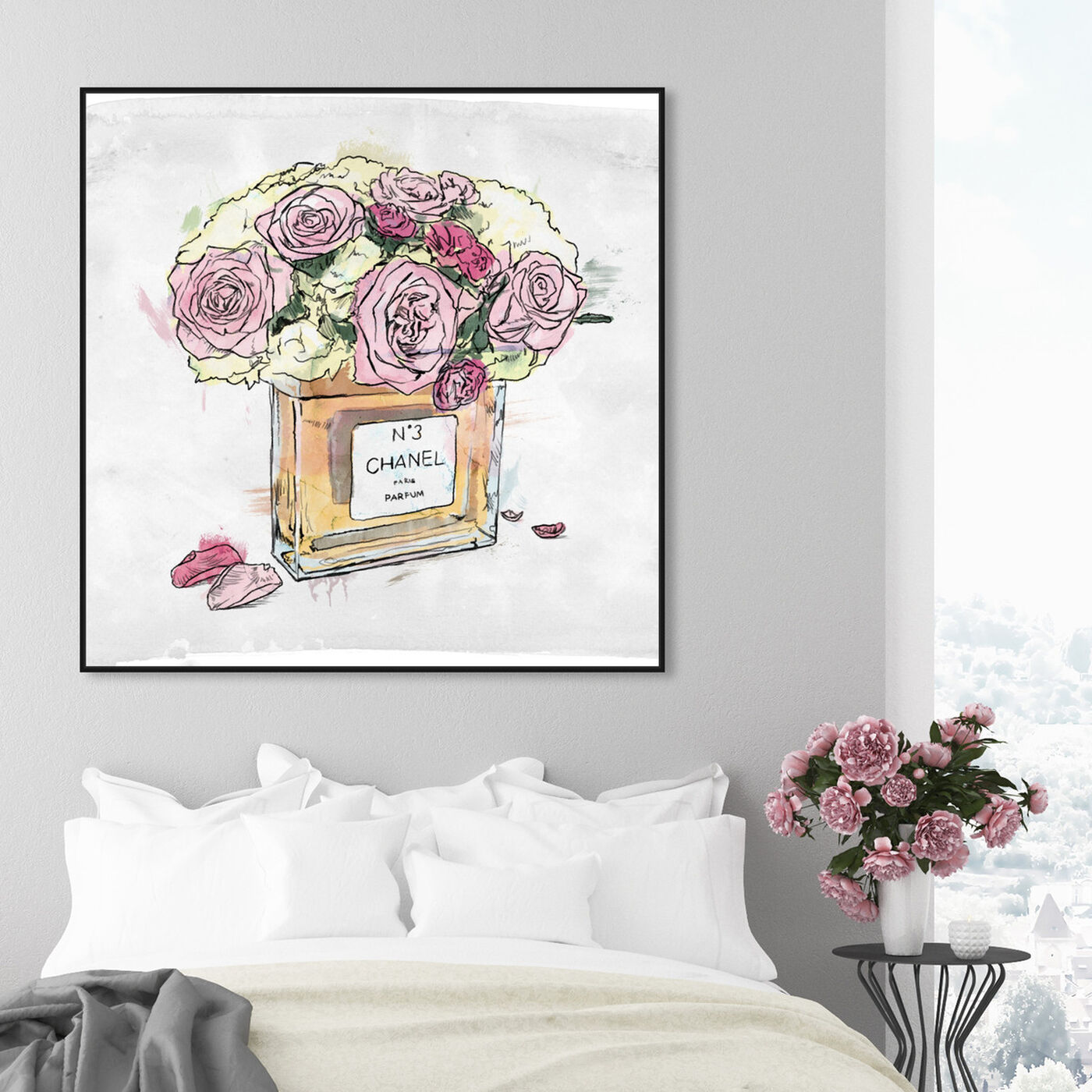 Hanging view of Flower Vase  featuring fashion and glam and perfumes art.