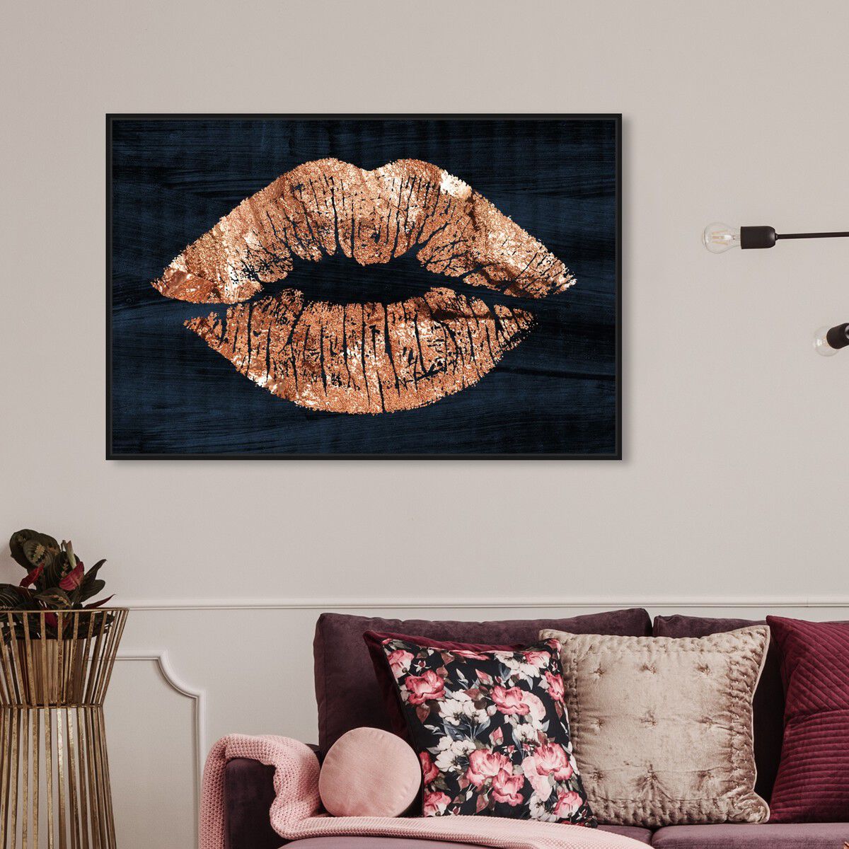 Solid Kiss Copper Navy
