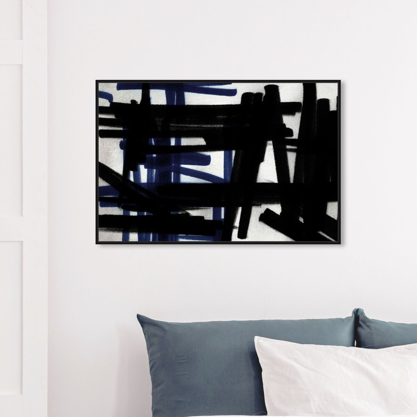 Hanging view of Brilliant Days featuring abstract and shapes art.