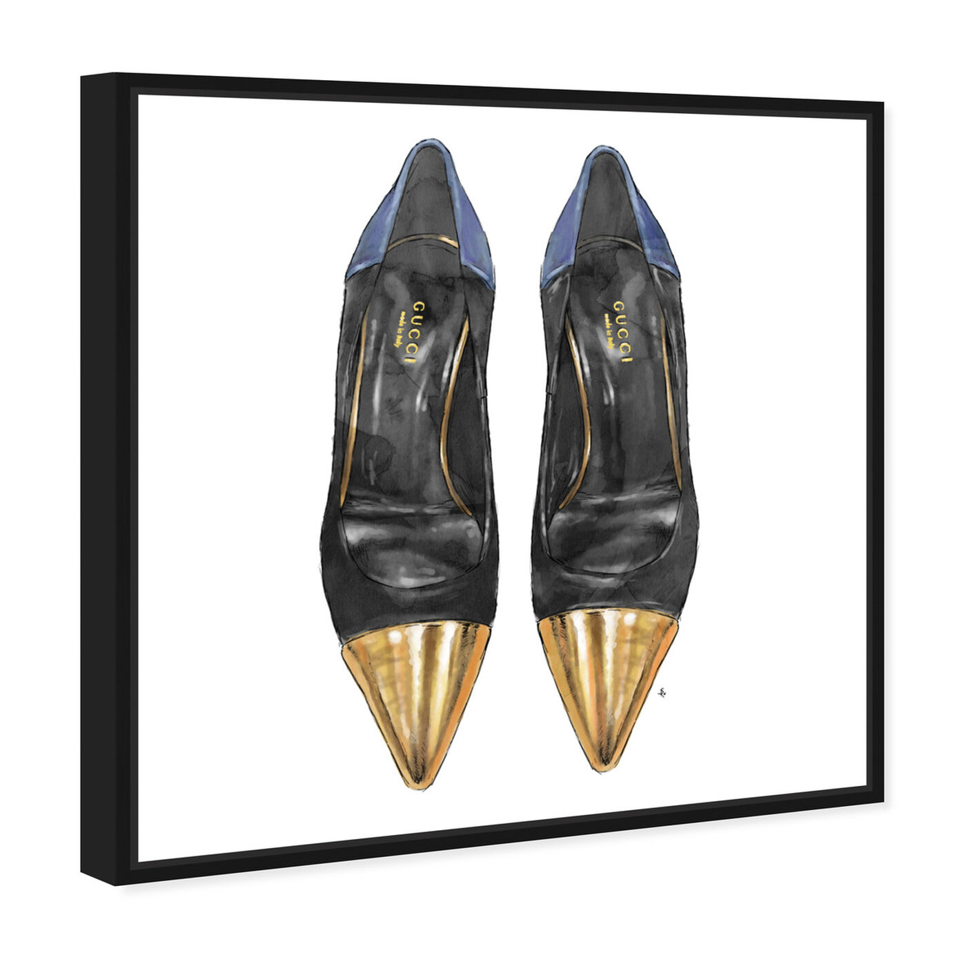 Angled view of Date Night Stilettos featuring fashion and glam and shoes art.