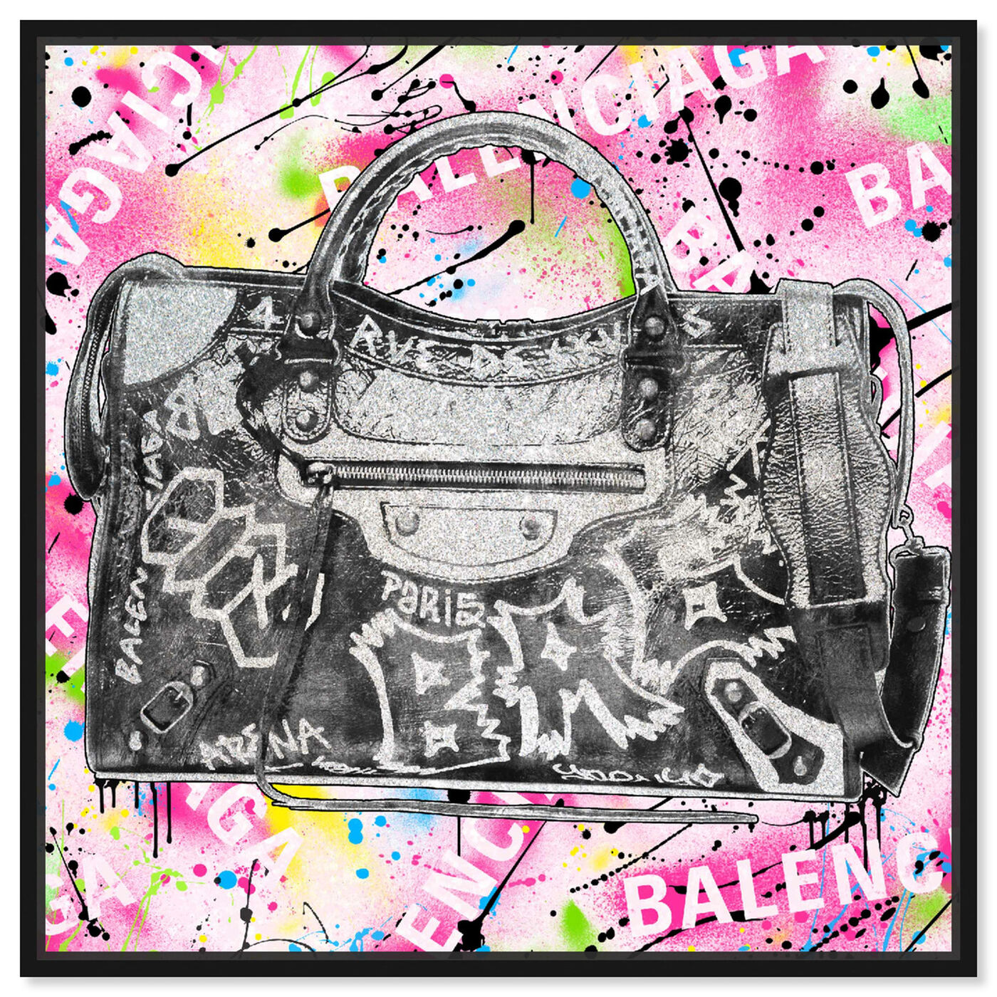 Front view of My Urban Bag featuring fashion and glam and handbags art.