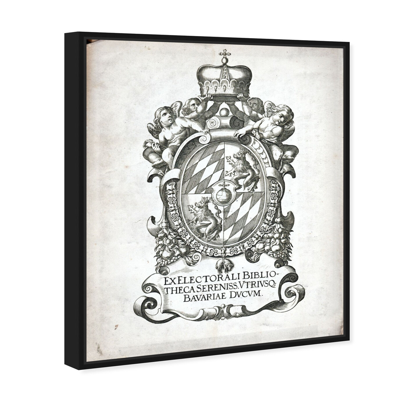 Angled view of Armorial Engravings I featuring world and countries and european cultures art.