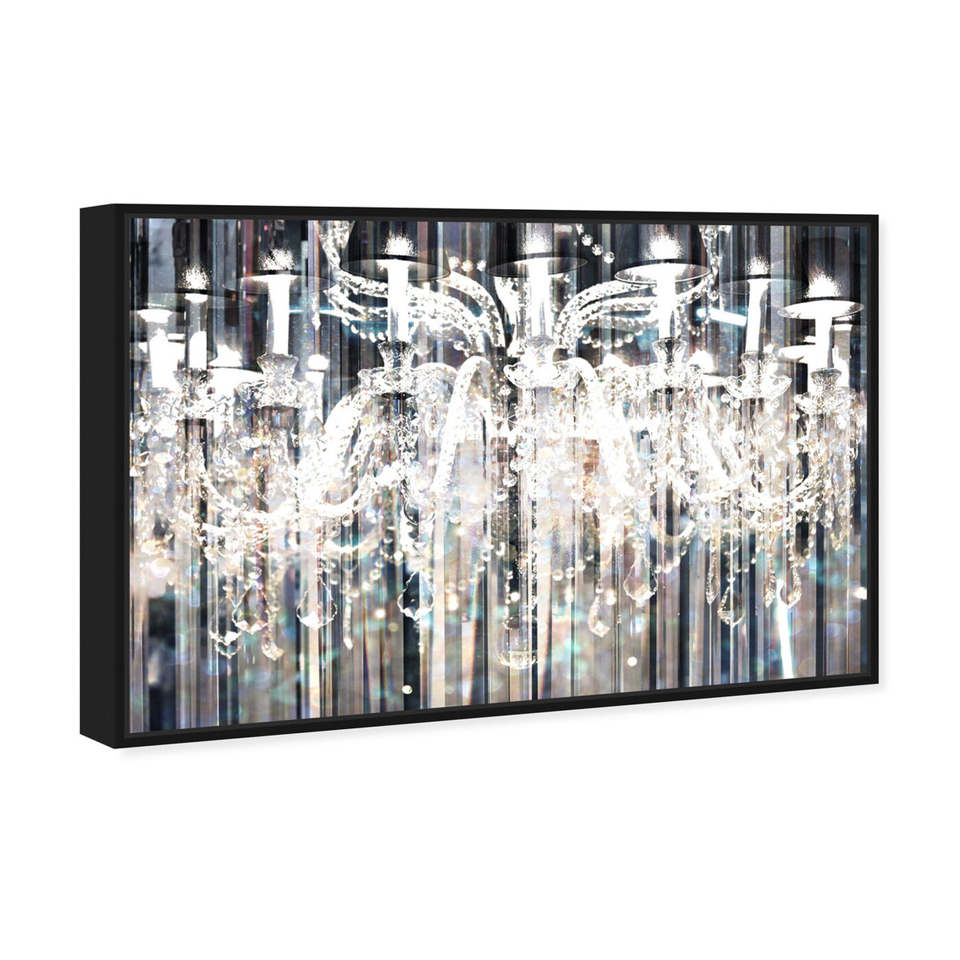 Angled view of Diamond Shower featuring fashion and glam and chandeliers art.