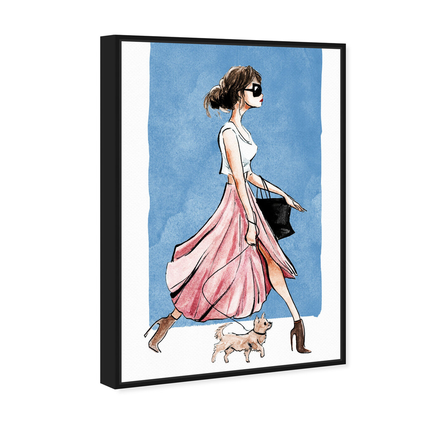 Angled view of Dog Walk Couture featuring fashion and glam and outfits art.