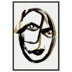 Front view of Abstract Portrait featuring abstract and paint art. image number null